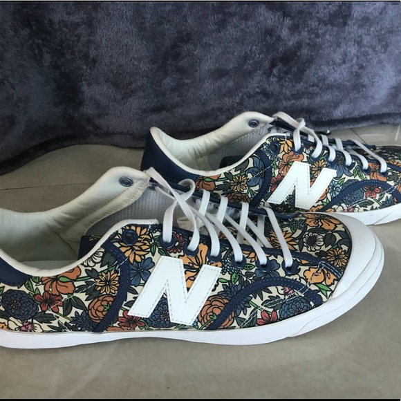 new balance floral sneakers